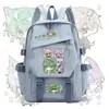 Mochila de mercancía del Dios Maligno Moran, mochila estilo anime 2D del equipo del hospital Wang Qing Han Yu para estudiantes hombres y mujeres, moderna
