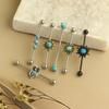 AliExpress comércio exterior de aço inoxidável industrial unha da orelha punção ornamentos uma variedade de orelha longa osso da unha da ponte da orelha prego em estoque