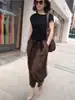 Conjunto de Moda Casual de Verano para Mujer, Nueva Camiseta de Manga Corta, Pantalones Harem Sueltos de Moda Casual, Conjunto de Dos Piezas de Algodón