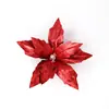 Decoración Personalizada de Flores Navideñas Inserciones para Árbol de Navidad Flores de Tela Transfronterizas Flores Artificiales Boda Decoración de Atmósfera de Boda