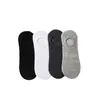Meias Soquete Absorventes de Suor e Desodorantes para Homens e Mulheres, Meias Invisíveis de Silicone, Meias Finas Respiráveis de Verão nas Cores Preto, Branco e Cinza