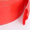Manguera de Agua para Riego Industrial al por Mayor, Manguera de Plástico Agrícola Flexible Resistente a la Intemperie de Color Rojo Engrosado, Manguera de Agua de Alta Presión Recubierta de Plástico PVC