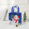 Bolsa de armazenamento para presentes de aniversário não tecida bolsa de mão de Natal dobrável bolsa de compras para armazenamento de presentes bolsa à prova d'água