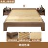 Base de Cama Tatami Moderna Simple Madera Maciza Mesita de Noche Gratuita Casa de Alquiler Estancia en Casa 1.8 m Cama Doble 1.5 m Cama Individual