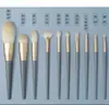 Set de Brochas para Sombras de Ojos, Pincel de Punta Fina para Delineador de Ojos, Pincel para Aplicación de Color, Pincel para Debajo de los Ojos, Pincel Detallado para Difuminar Cejas, Set de 5 Pinceles para Maquillaje de Ojos, Yunci