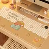 Alfombrilla de ratón calefactable de color crema, calentador de escritorio extragrande, diseño elegante para chicas, adecuada para escritorios de computadora de oficina, proporciona calor para las manos en invierno