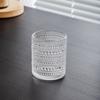 Vaso Anáglifo Estilo Ins Retro con Punto de Cuentas Taza para Beber Leche Taza para Bebida Fría Alto Valor de Color Taza para Café Americano