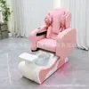 Exclusivamente para el Mercado Europeo y Americano, Silla Rosa para Manicura y Pedicura Spa de Uñas Spa para Pies Silla de Baño de Pies de Lujo Silla para Pedicura