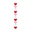 Suministro Exclusivo Transfronterizo de Banderines para el Día de San Valentín Qixi, Decoraciones para Centros Comerciales, Guirnaldas de Amor de Fieltro, Adornos Colgantes para Uso Interior en Qixi