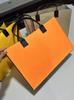 Bolsa Tote de Feltro Color Block Ano Novo do Cavalo, Popular no Douyin, Bolsa de Mão de Grande Capacidade, Bolsa Promocional, Mesmo Estilo do Douyin