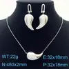 Pendientes de Acero Inoxidable con Forma de Gota Más Vendidos Transfronterizos Estilo Coreano Pendientes Geométricos Versátiles para el Trayecto Diario Stock Listo para Exportación