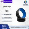 Jinwei em estoque hdpe tubo de esgoto municipal SN8 downcomer tubo de polietileno pe tubo corrugado de parede dupla