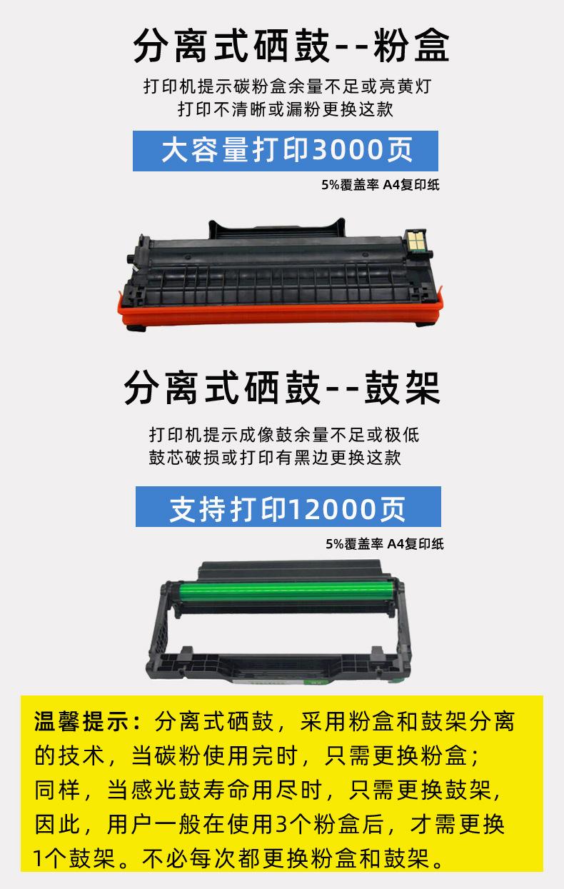 分离式硒鼓温馨提示