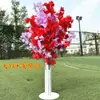 Novo Corredor de Casamento com Neve Artificial Adereços Decoração de Fundo para Casamento Árvore de Flor de Cerejeira Corredor de Casamento com Flor de Cerejeira de Ferro Forjado Enfeites de Casa