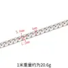 Cadena cubana NK de acero inoxidable repujado para hombre, accesorio versátil de alta gama de moda, cadena para clavícula de nicho, cadena para suéter