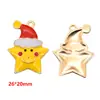 Série de Natal Popular Transfronteiriça Pingentes de Esmalte Desenho Animado Acessórios de Joias de Liga DIY Charms para Colar Pulseira