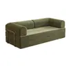 Sofá Comprimido Todo Lavável Veludo Sofá-cama Dobrável Preguiçoso Sofá Comprimido