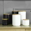 Tanque Sellado de Cerámica con Tapa de Madera Estilo Europeo Tanque de Almacenamiento de Cocina Alimentos Multigrano Granos de Café Tanque de Té Leche en Polvo Azúcar Tanque de Almacenamiento