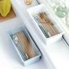 Caja de drenaje para palillos, soporte para palillos, cesta de tubo para palillos de cocina doméstica con tapa, tenedor, cuchara, caja de almacenamiento a prueba de polvo