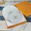 Série Oge Aijia Prato de Jantar Ocidental Prato Duplo Louça Doméstica Prato de Porcelana Óssea 8 polegadas 10 polegadas Pratos Caixa de Presente