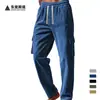 Pantalones Cargo Deportivos Casuales de Pana con Múltiples Bolsillos Estilo Europeo y Americano Nuevos para Hombre 2024 Amazon Temu Pantalones Paracaídas