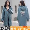 Ropa de Exterior Anti-Manchas Cálida Chaqueta Otoño e Invierno Abrigo con Forro Polar Estampado Engrosado Resistente a la Suciedad Cortavientos Ropa de Trabajo Chaqueta de Manga Larga para Mujer