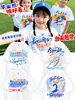 Camiseta uniforme de graduación de escuela primaria, manga corta, para eventos deportivos, niños de kínder, camisa cultural de sexto grado, DIY