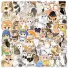60 lindas pegatinas de gato de acuarela de dibujos animados, adorables pegatinas de gato para decoración de journaling y collage DIY