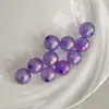 Cuentas redondas acrílicas iridiscentes mate de 16 mm, accesorios de cuentas para DIY para cadenas de teléfono, llaveros, colgantes y materiales decorativos