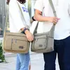 Bolso de Lona para Pareja Nuevo Bolso Cruzado de Lona para Hombre Bolso para Portátil Bolso de Hombro Bolso de Viaje Gran Capacidad Bolso Casual para Hombre