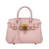 Bolsa Pequena Mini Bolsa Platina 2025 Nova Textura Versátil Ombro Transversal Bolsa de Mão Fábrica Bolsa Creme