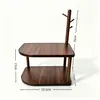Estante organizador de esquina, estante decorativo de mesa para escritorio, estante de almacenamiento de escritorio, portavasos simple para el hogar y el dormitorio