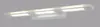 Luz LED frontal para espejo de lavabo de baño, tocador minimalista retro japonés, lavabo, lámpara de pared giratoria para iluminación de cuadros