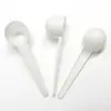 Punto Blanco Nuevo material PP 15ml 15 ml cuchara medidora de plástico líquido 7.5g 7.5g cuchara de plástico para polvo