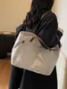 Bolsa de Lona para Mujer Versátil Casual Bolso de Hombro Gran Capacidad Libro Estudiante Clase Trabajo Bolsa para Viajar Bolsa Tote Bolsa de Tela