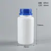 Botella Química de Plástico de 250 ml, Botella Reactivo Limpiador de Tuberías de PE, Botella Agrícola de Boca Ancha de 500 ml para Dispensar Líquidos