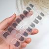 Glitter Francês Gel UV de Segunda Geração Adesivos de Manicure À Prova d'Água Longa Duração Semi-Cozidos Semi-Curados Adesivos de Unha Adesivos de Unha Clareadores