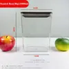 Colher para Pó de Fruta PP em Estoque Colher Medidora para Café Colher com Cabo Longo para Mexer Temperos Conjunto Especial de Colheres para Tempero de Loja de Chá com Leite