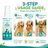 KineShineX Spray Repelente de Garrapatas para Mascotas, 50ml - Un spray repelente de insectos universal para perros y gatos, apto para uso en exteriores