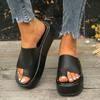 Comercio exterior europeo y americano 2024 chanclas de suela gruesa talla grande para mujer Nuevo de verano chanclas de celebridad de internet moda ins