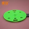 SQYP1157 verde disco hiperbólico disco octogonal ranura cuadrada funcional Piezas de Bloques de Construcción de Tecnología de Disco