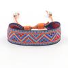 Pulsera de Cinta Jacquard Geométrica Estilo Étnico Nuevo Transfronteriza Pulsera Personalizada Pulsera Tejida a Mano Bohemia
