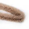 Em Estoque Atacado Tiras de Pelo Sintético de Raposa 6cm, Acabamento Decorativo para Punhos de Capa Hanfu, Acessórios de Vestuário de Pelo de Visão