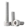 En Stock Tornillos de Cabeza Cilíndrica con Socket Hexagonal de Acero Inoxidable 201 M2-M16 Pernos y Tornillos de Cabeza Cilíndrica con Socket Hexagonal