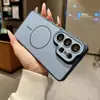 Adequado para Samsung S26 Ultra, apresentando uma grande janela e adsorção magnética, esta capa de telefone também é compatível com o S25 Plus e fornece proteção completa contra quedas e impactos para o A57