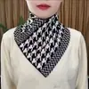 Calentador de cuello perezoso de otoño e invierno, protector de cuello, bufanda de cuello falso, cubierta de cuello de suéter, bufanda triangular de espiga unisex