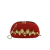 Bolsa de Ombro Transversal de Metal Texturizado para Mulheres 2026 Verão Nova Moda para o Dia a Dia Design Simples com Corrente