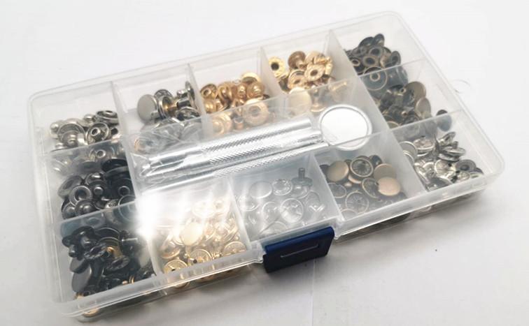 120套2个尺寸四合扣3