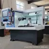 Máquina automática de trefilação de raios de cubo de roda máquina de trefilação de anel de aço para automóveis máquina de reparo de sino de pneu escaneamento a laser