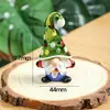 Adornos de Vidrio para Árbol de Navidad Transfronterizos Adornos de Cubierta de Vidrio de Papá Noel Decoración de Escritorio de Dibujos Animados Creativa Regalos de Vacaciones